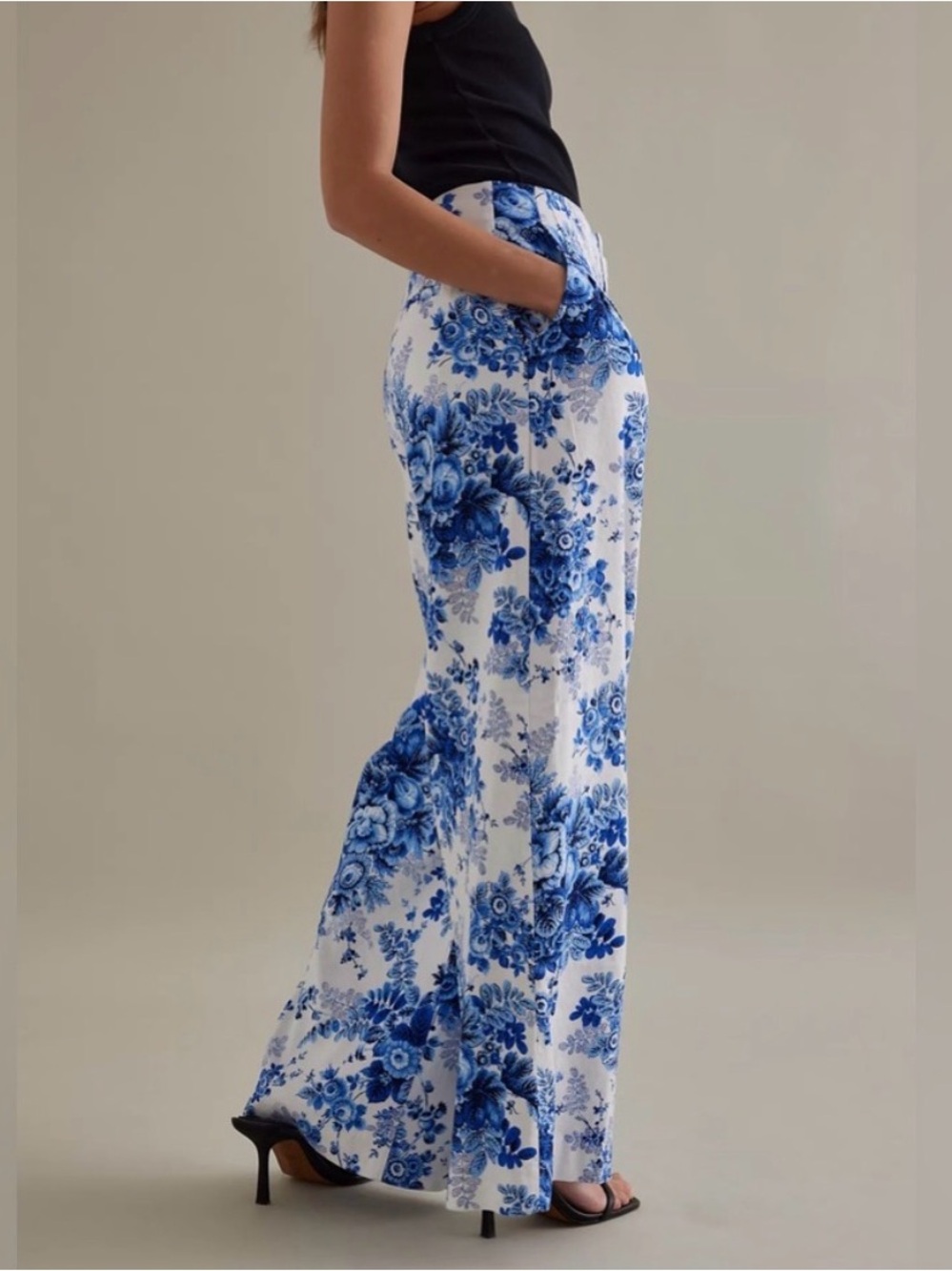 maeve wide leg floral pant
